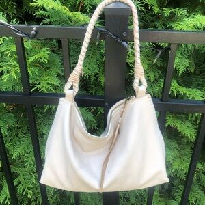 The Sak Cream Shoulder Bag
